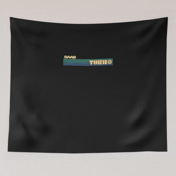 Item preview, _Of Saab Turbo Retro Look Blue designed and sold by EleanoraEff.