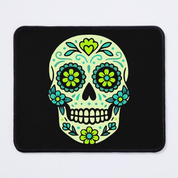 Item preview, Traditional Mexican skull illustration designed and sold by nkhookysun.
