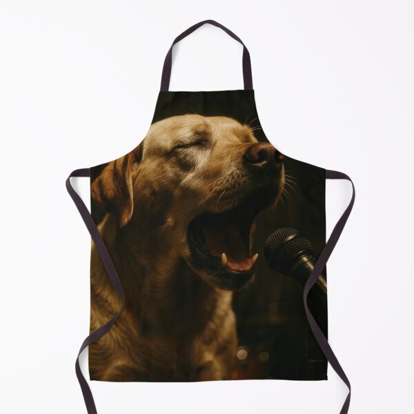 Item preview, Gritty Labrador Singing in Emotional Garage Band designed and sold by Flying Doggo.