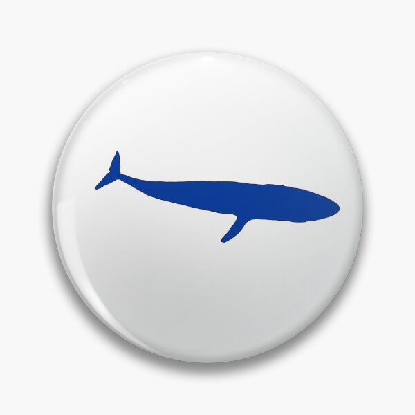 Item preview, Blue silhouette of Blue Whale designed and sold by Undonemadenew.