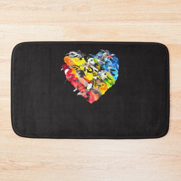Item preview, Aclu Fundraiser Rainbow Bird Heart (1) designed and sold by yagsygnami.