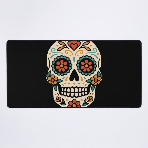 Item preview, Traditional Mexican skull illustration designed and sold by nkhookysun.
