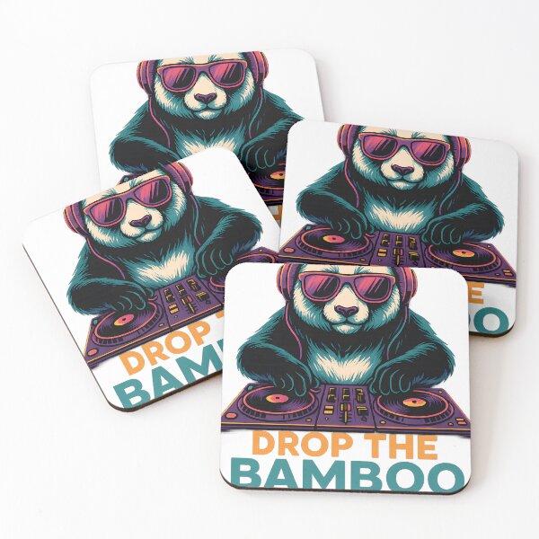 Item preview, Panda DJ – Drop the Bamboo Beat | Funny animal motif designed and sold by VibeCircuit61.