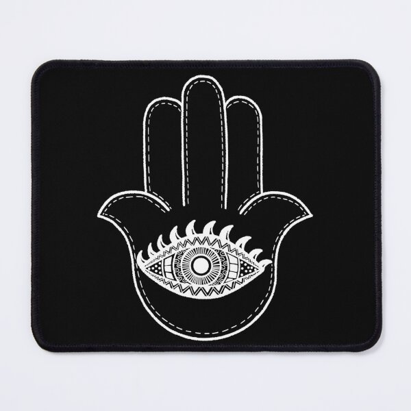 Item preview, Hamsa Hand with Eye – Line Art Protection Symbol designed and sold by PangmulCartoon.