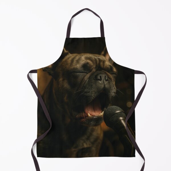 Item preview, French Bulldog Singing with Raw Garage Band Emotion designed and sold by Flying Doggo.