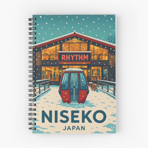 Item preview, Niseko, Japan - Retro Travel Poster Design (Cable Car) designed and sold by UN-labelledGirl.