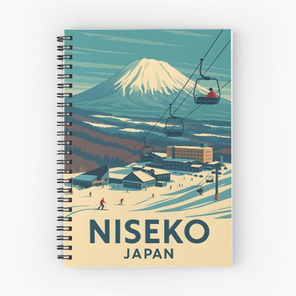 Item preview, Niseko, Japan - Retro Travel Poster Design designed and sold by UN-labelledGirl.