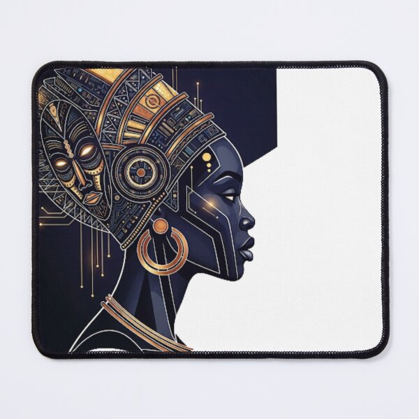 Item preview, Afrofuturist Warrior | Neo-Tribal Cyberpunk Design designed and sold by Zenka Design's.