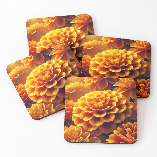 Item preview, Bright marigolds – floral splendor in orange and gold designed and sold by Eric Nagel.