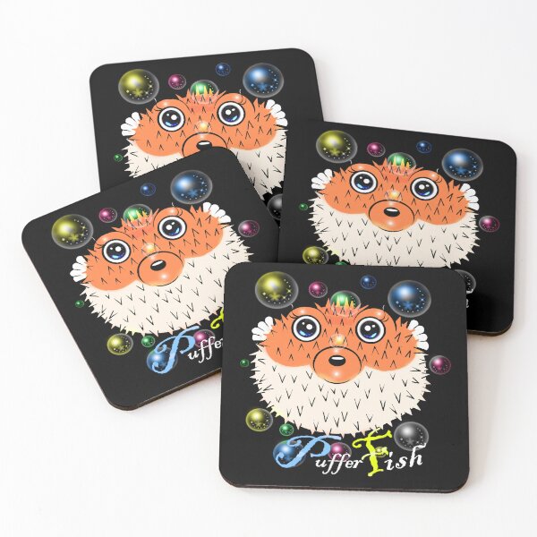 Item preview, Happy Puffer Fish  designed and sold by Shirley cute art .