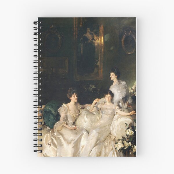 Item preview, Las hermanas Wyndham, 1899. John Singer Sargent. Retrato de la Sociedad Edwardiana. Arte de la Alta Sociedad Británica. designed and sold by Under-TheTable.