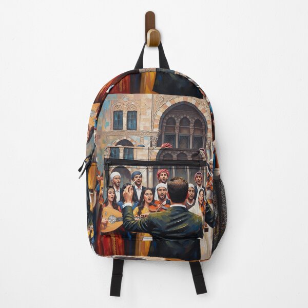 Item preview, An oriental band with an oriental orchestra leader playing and singing designed and sold by jotcar.