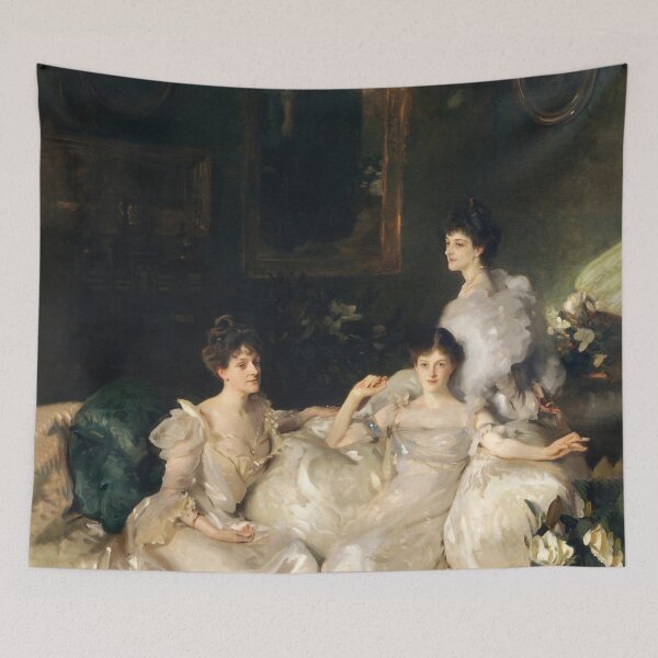 Item preview, The Wyndham Sisters 1899 John Singer Sargent - Edwardian Society Portrait - British High Society Art designed and sold by Under-TheTable.