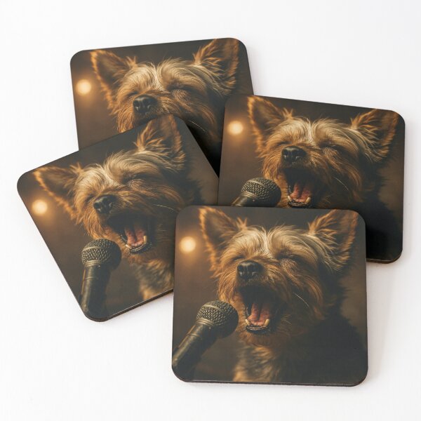 Item preview, Yorkshire Terrier Singing in Cinematic Garage Band designed and sold by Flying Doggo.