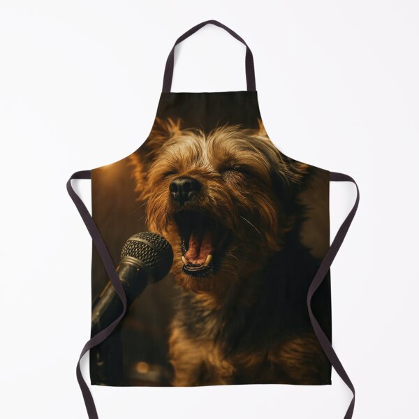 Item preview, Yorkshire Terrier Singing in Cinematic Garage Band designed and sold by Flying Doggo.
