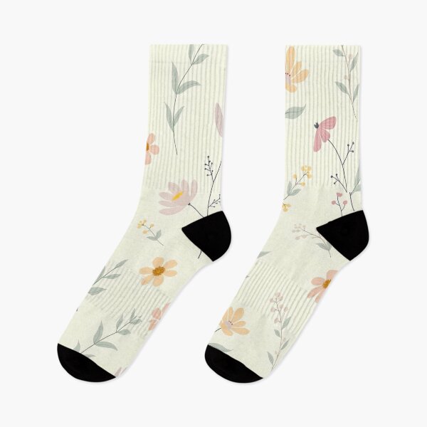 Item preview, Minimal Pastel Floral Seamless Pattern designed and sold by K@raksnalee.