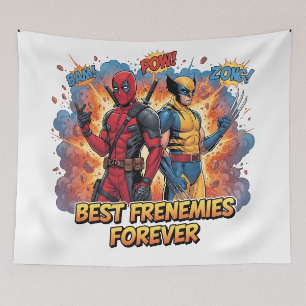 Item preview, Best Frenemies Forever | Poolverine designed and sold by GeekArtUniverse.