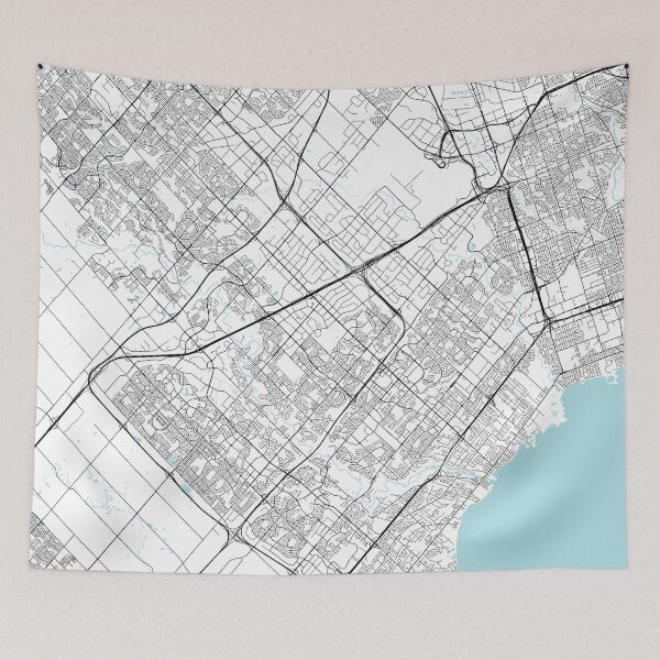 Item preview, Mississauga City Map of Ontario, Canada - Circle designed and sold by deMAP.