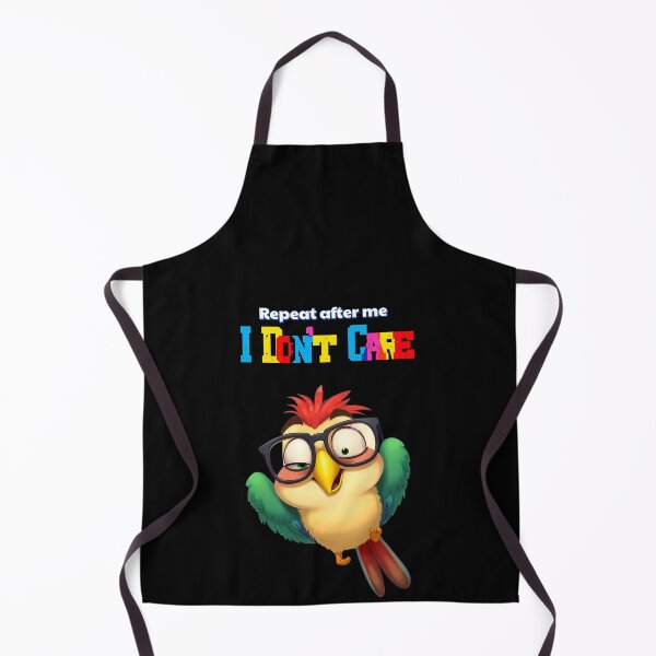 Item preview, Repeat After Me, I Don’t Care – Funny Parrot Quote designed and sold by Red White Blue Studio.