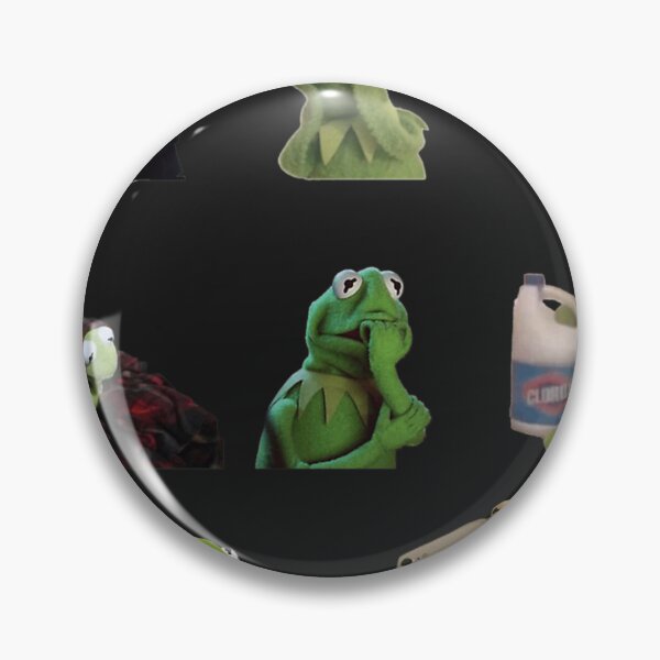Aperçu de l'œuvre Pack d'autocollants mèmes Kermit créée et vendue par AltovineStephen.