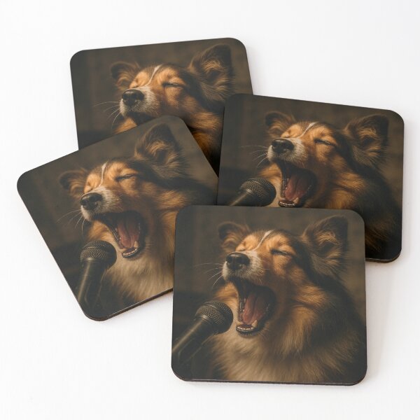 Item preview, Sheltie Singing with Soulful Garage Band Emotion designed and sold by Flying Doggo.