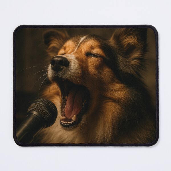 Item preview, Sheltie Singing with Soulful Garage Band Emotion designed and sold by Flying Doggo.