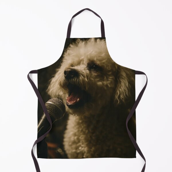 Item preview, Bichon Frise Singing with Raw Garage Band Energy designed and sold by Flying Doggo.