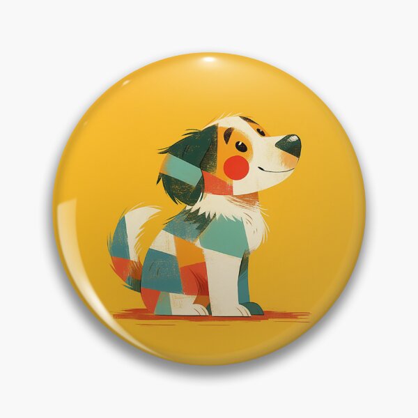 Item preview, Playful Dog Illustration – Minimal Papercut Cartoon Style designed and sold by Christian Weiss.