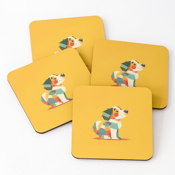 Item preview, Playful Dog Illustration – Minimal Papercut Cartoon Style designed and sold by Christian Weiss.