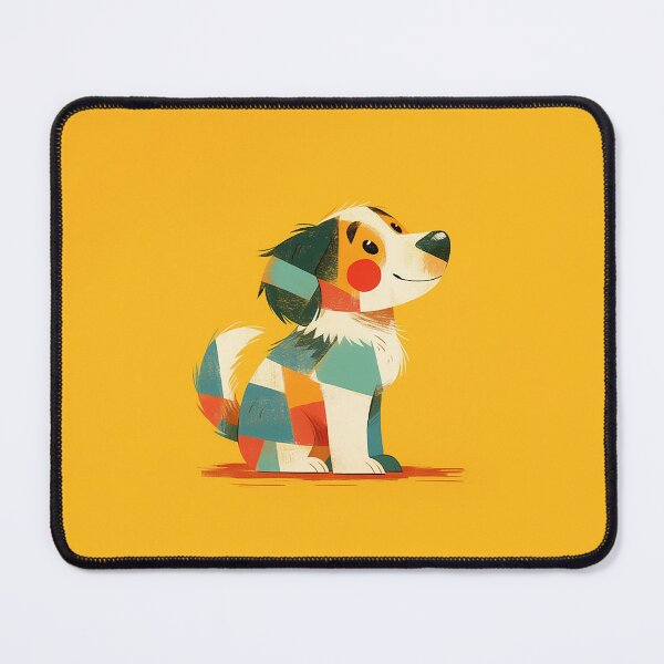 Item preview, Playful Dog Illustration – Minimal Papercut Cartoon Style designed and sold by Christian Weiss.