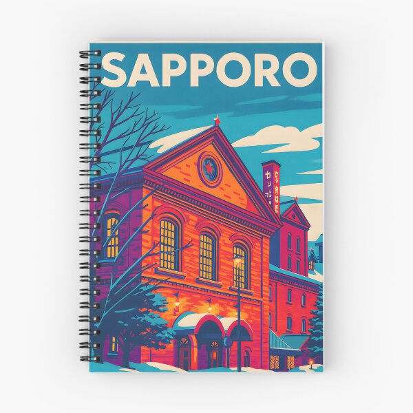Item preview, Sapporo, Japan - Retro Travel Poster Design designed and sold by UN-labelledGirl.