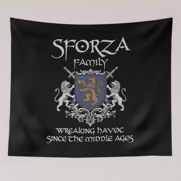 Item preview, Sforza Family Crest – Medieval Heritage Emblem for Ancestry Lovers & Vintage Style Fans designed and sold by 9X FR.