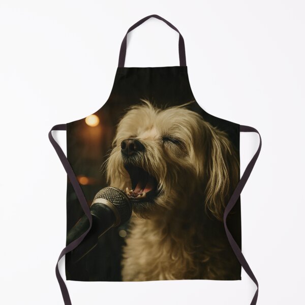 Item preview, Maltese Singing Soulful Notes in Garage Band designed and sold by Flying Doggo.