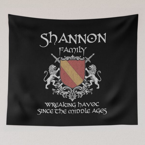 Item preview, Shannon Family Crest – Medieval Heritage Emblem for Ancestry Lovers & Vintage Style Fans designed and sold by 9X FR.