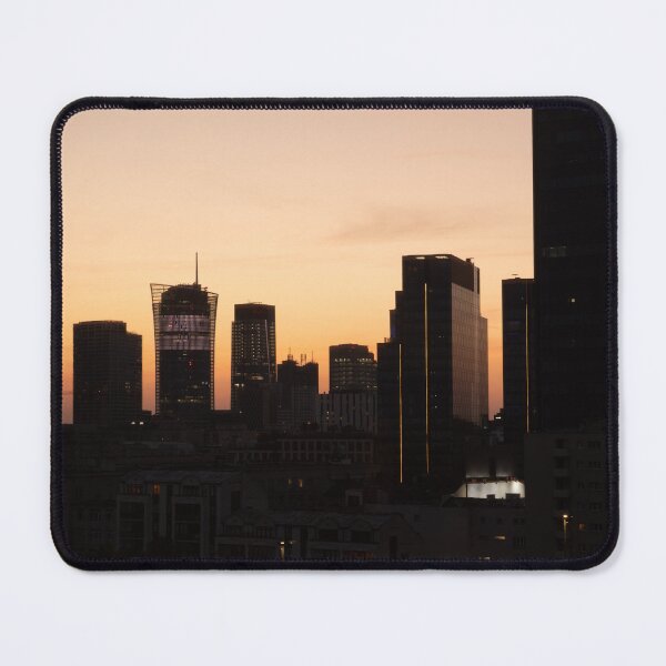 Item preview, Warsaw Skyline at Night – Illuminated Skyscrapers designed and sold by Zdrojewski.