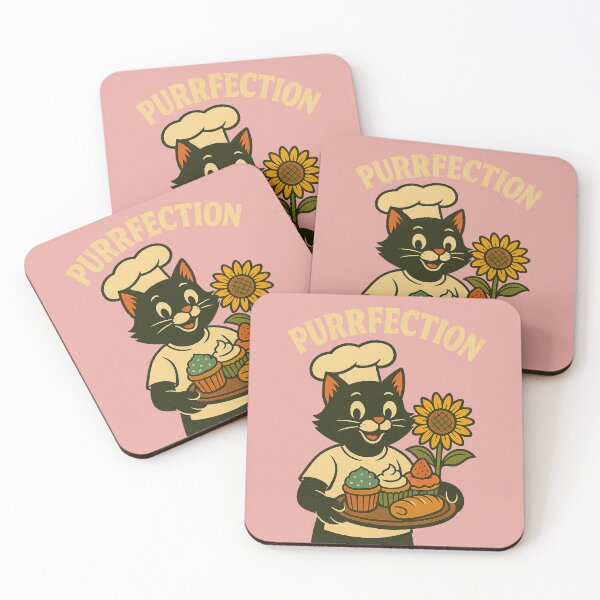Item preview,   Vintage Black Cat Chef Illustration designed and sold by AnimalAirtistry.