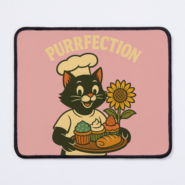 Item preview, Vintage Black Cat Chef Illustration designed and sold by AnimalAirtistry.