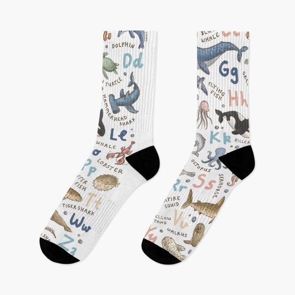Item preview, Ocean Animals Alphabet designed and sold by Those Pencil Shavings.