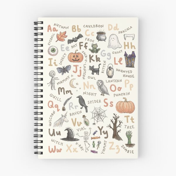 Artikelvorschau, Halloween-Alphabet entworfen und verkauft von Those Pencil Shavings.
