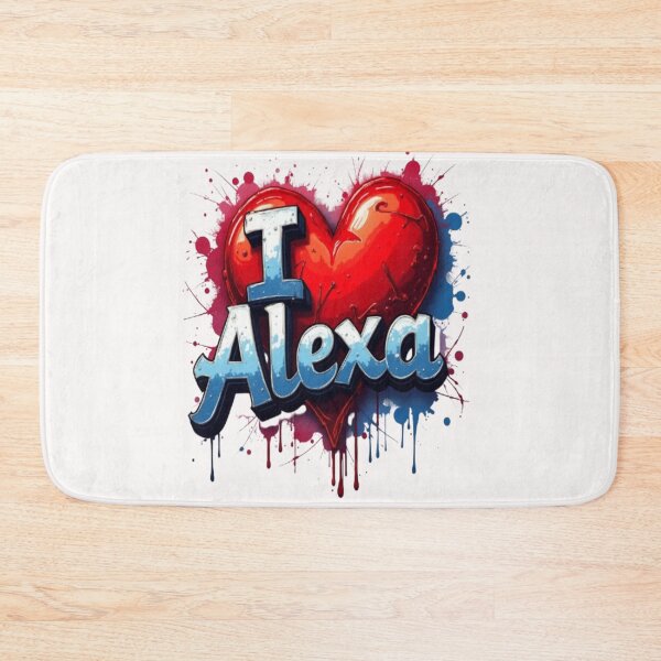 Item preview, I Love Alexa Classic T-Shirt designed and sold by ColorsSoul ⭐️⭐️⭐️⭐️⭐️.