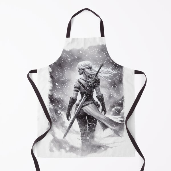 Item preview, Ciri en una ventisca de nieve designed and sold by mrGrayMan.