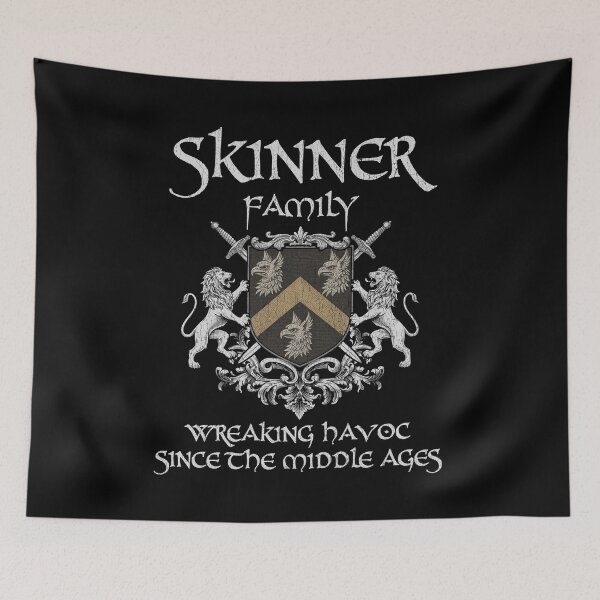 Item preview, Skinner Family Crest – Medieval Heritage Emblem for Ancestry Lovers & Vintage Style Fans designed and sold by 9X FR.