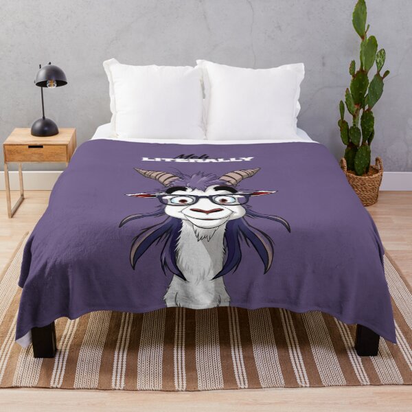 Item preview, Meeh Literally – Funny Goat Quote designed and sold by Red White Blue Studio.