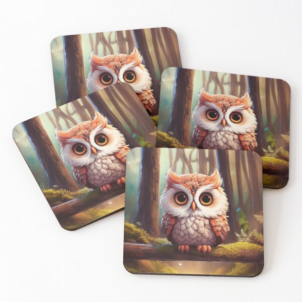 Item preview, Blodeuwedd, The Flower-Faced Owl of Welsh Legend designed and sold by Englandbear.