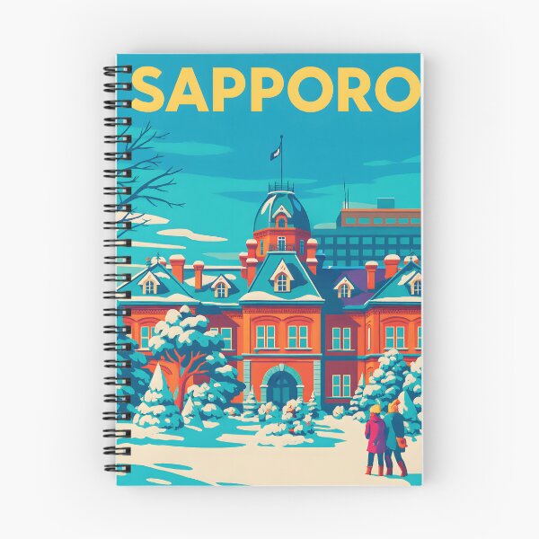 Item preview, Sapporo, Japan - Retro Travel Poster Design designed and sold by UN-labelledGirl.