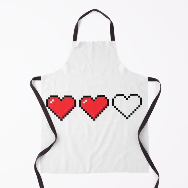 Item preview, Pixel Art 8-Bit Hearts Video Game Health Bar designed and sold by MiraDesignCo.