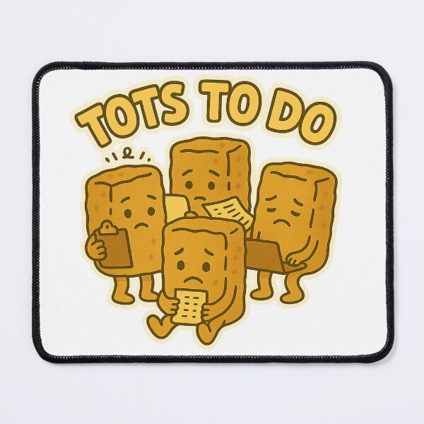 Item preview, Tots To Do – Funny Busy Tater Tot Cartoon Design designed and sold by Tater Tales.