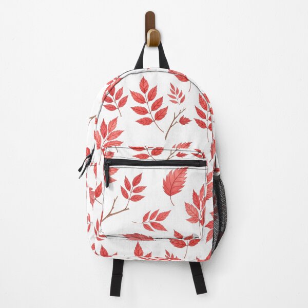 Item preview, Red Autumn Leaves Twigs Seamless Pattern designed and sold by Pani-Malyuvalka.