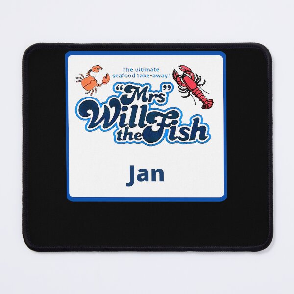 Item preview, Mrs Will The Fish Jan designed and sold by Simonepos.
