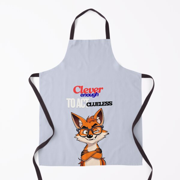 Item preview, Clever Enough to Act Clueless – Witty Sarcasm Quote designed and sold by Red White Blue Studio.